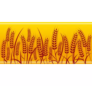 Adesivo de azulejo campo de trigo - TenStickers