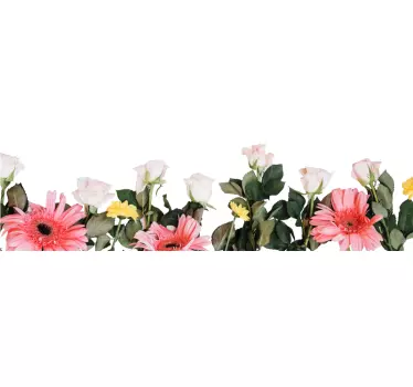 Fotomural autocolante para cozinha de flores - TenStickers