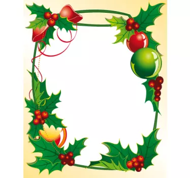 Autocolante para montras quadro de natal - TenStickers