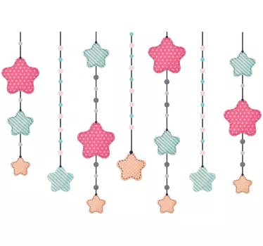Autocolante para móveis estrelas infantis - TenStickers
