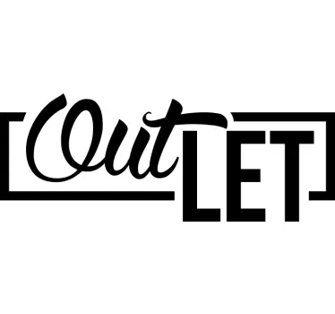 Vinil para vitrines Outlet - TenStickers