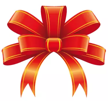 Autocolantes para montras de fita de natal - TenStickers