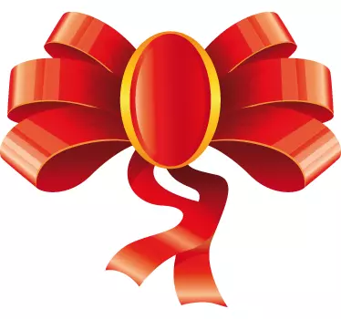 Autocolantes decorativos de Natal Um arco de natal - TenStickers