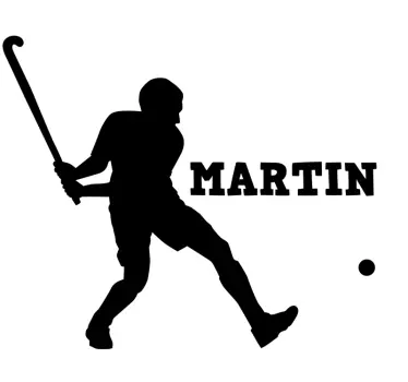 Autocolantes de outros desportos hoquei personalizavel - TenStickers