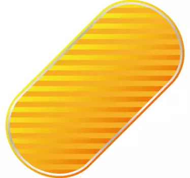 Autocolante para montras etiqueta amarela circular personalizável - TenStickers
