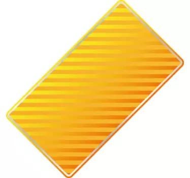 Autocolante para montras personalizável etiqueta retangular - TenStickers