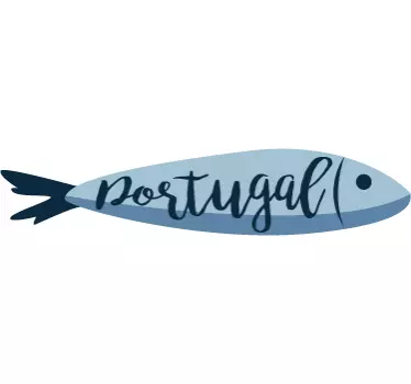 Autocolante para carro sardinha de São João - TenStickers