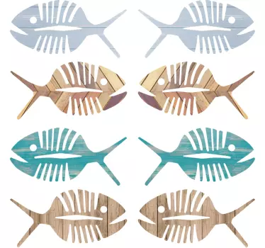 Autocolantes pequenos decorativos peixes marinhos - TenStickers