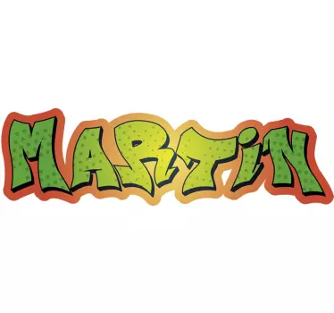 Autocolante personalizado estilo graffiti - TenStickers