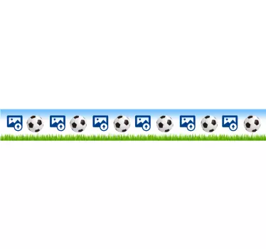 Autocolante personalizado azulejo futebol - TenStickers