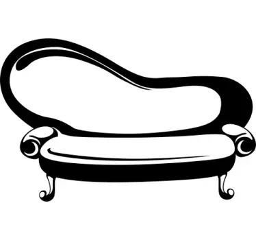 Autocolante decorativo sofá contemporâneo - TenStickers