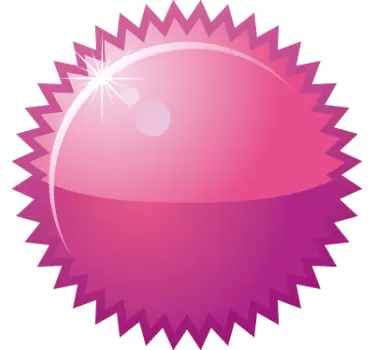 Autocolante para montras personalizável círculo roxo - TenStickers