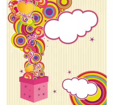 Autocolante para montras personalizável surpresa - TenStickers