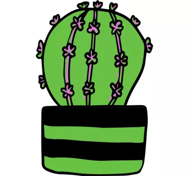 Autocolantes para quarto infantil desenhos de catos - TenStickers