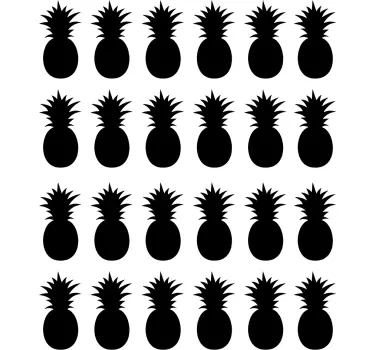 Autocolantes de frutas ananases monocolor - TenStickers
