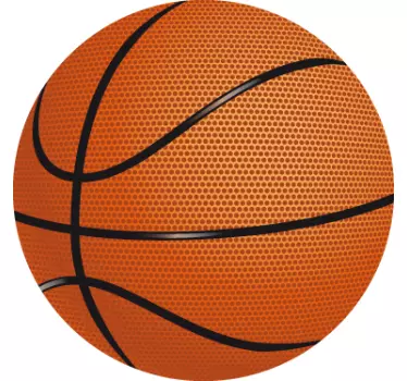 Autocolante infantil bola de basquetebol - TenStickers