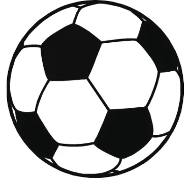 Vinil decorativo infantil bola futebol - TenStickers
