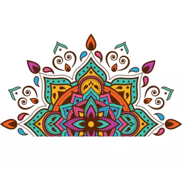 Vinil de cabeceira Mandala de verão - TenStickers