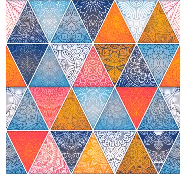 Vinil decorativo geométrico Mandalas abstratas - TenStickers