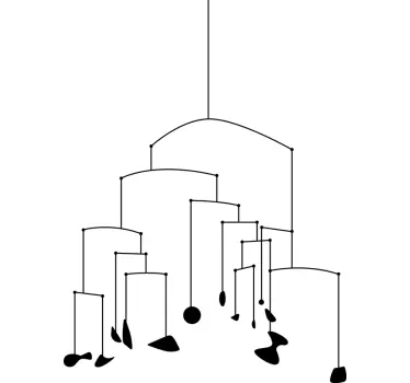 Autocolante de parede minimalista ornamento geométrico - TenStickers