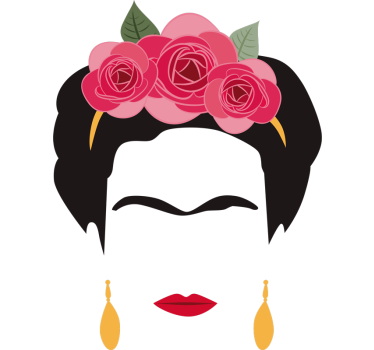 Adesivos de personagens retroto frida - TenStickers