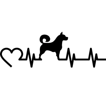 Autocolante decorativo para carros cão electro - TenStickers