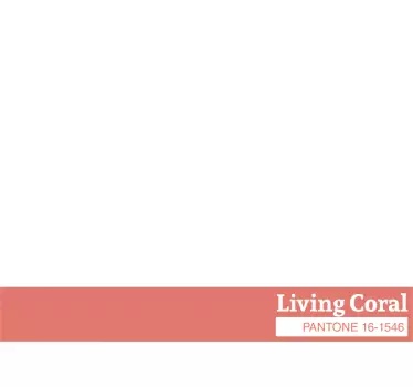 Autocolante quadros em vinil Vivendo coral whiteboard - TenStickers