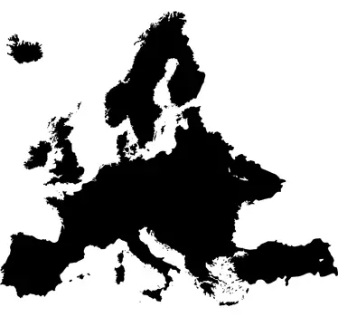 Vinil decorativo ardósia Europa - TenStickers