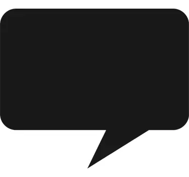 Autocolante de ardósia balão de discurso - TenStickers