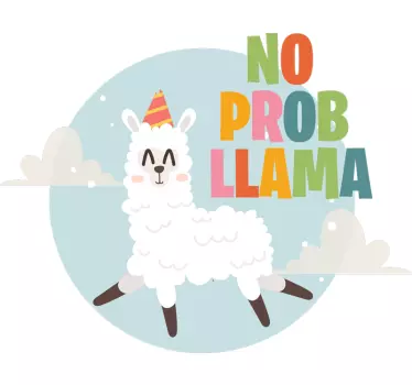 Autocolantes decorativos de outros textos no prob llama - TenStickers