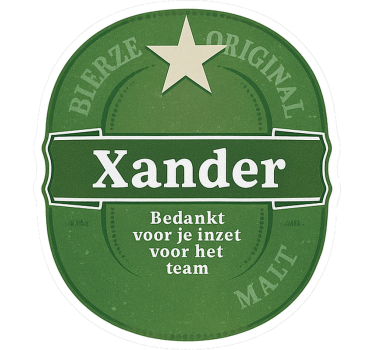 Autocolante para janela etiqueta de cervejaria personalizada - TenStickers