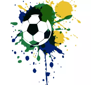 Autocolantes para quarto infantil bola de futebol - TenStickers