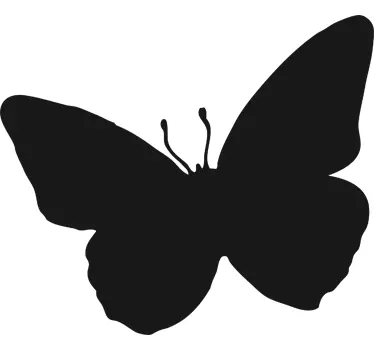 Vinil decorativo borboleta em quadro preto - TenStickers