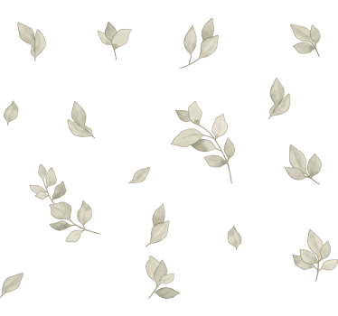 Autocolante de parede folhas suaves e terrosas - TenStickers