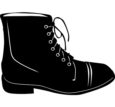 Autocolante animal bota preta classica - TenStickers