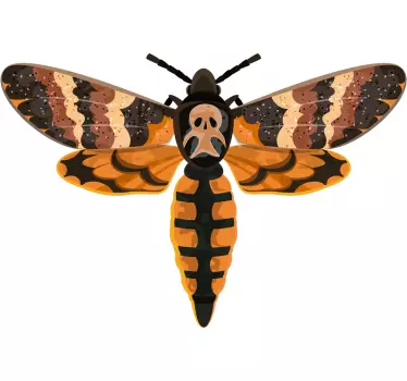 <b>vinis decorativos</b> inseto esfinge crânio - TenStickers