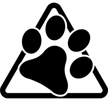 Bebe a bordo personalizado Pata de cão - TenStickers