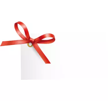 Autocolante personalizável para montras laço - TenStickers