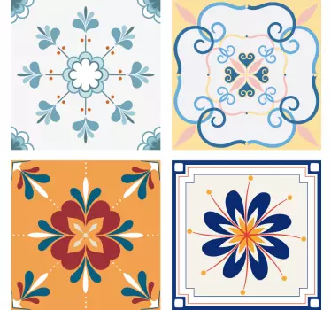 Adesivos azulejos Azulejo multicolorido - TenStickers