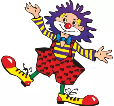 Autocolantes decorativos de circos e feiras Palhaço - TenStickers