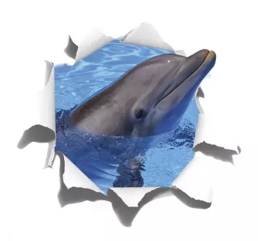 Vinil fotomural Golfinho - TenStickers