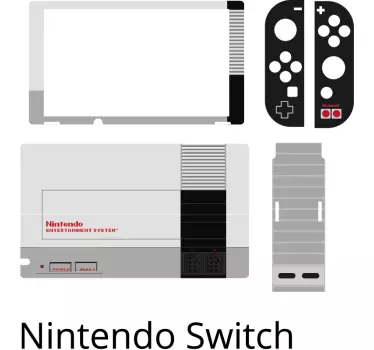 Nes retro nintendo vinil autocolante decorativo da pele - TenStickers