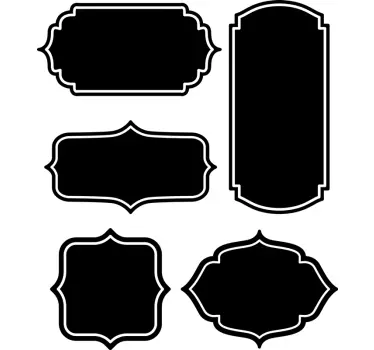 Autocolante decoritivo quadros em vinil Quadro-negro - TenStickers