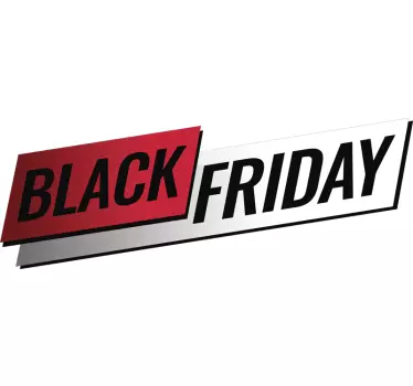 Autocolantes Promoções Sexta-feira negra moderna - TenStickers