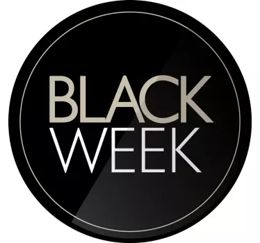 Autocolantes Promoções Semana negra promocional - TenStickers