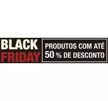 Autocolantes negócios Black Friday Descontos - TenStickers