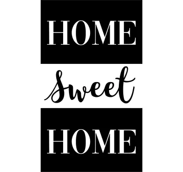 Autocolante para janelas Home Sweet Home - TenStickers