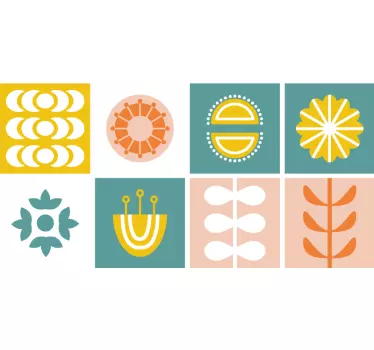 Autocolantes azulejos decorativos Telha norueguesa - TenStickers
