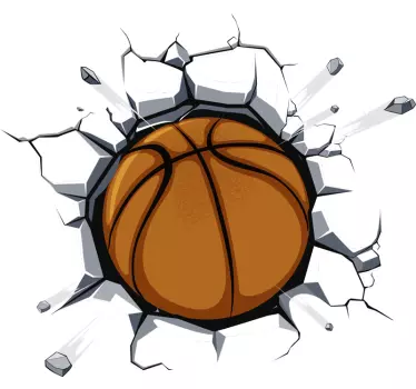 Autocolantes de Basquetebol Basquete fora da parede - TenStickers