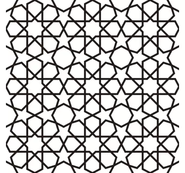 Autocolante para janelas moucharabieh oriental - TenStickers